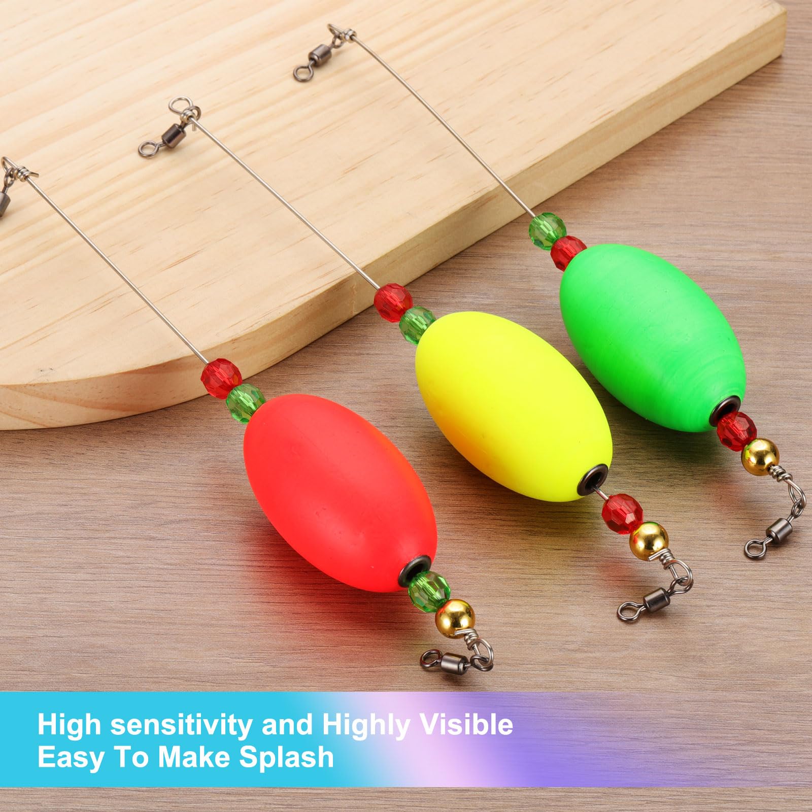 PATIKIL high-sensitivity float signals bites clearly.