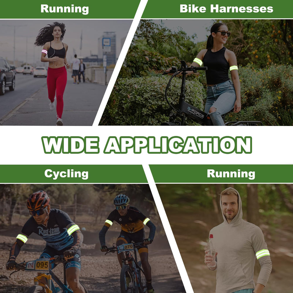 PATIKIL high-visibility running bands ideal for runners and cyclists