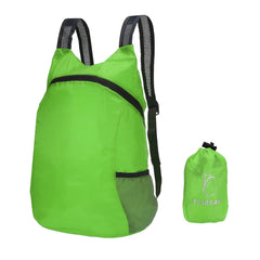 PATIKIL hiking backpack in green, front view, ready for day trips and outdoor adventures.