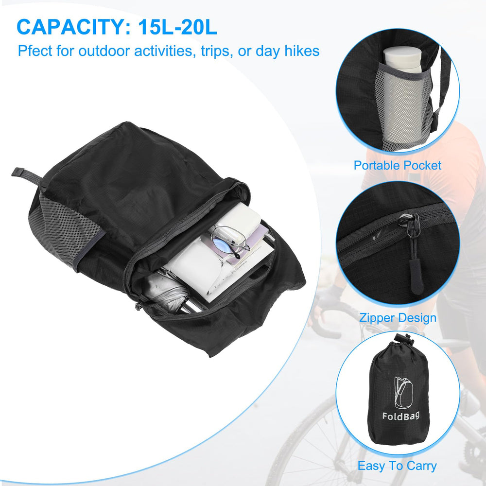 PATIKIL Hiking Backpack main compartment ready for clothing and essentials on trips.