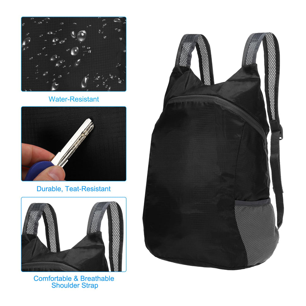 PATIKIL Hiking Backpack side pocket keeps small items within easy reach.