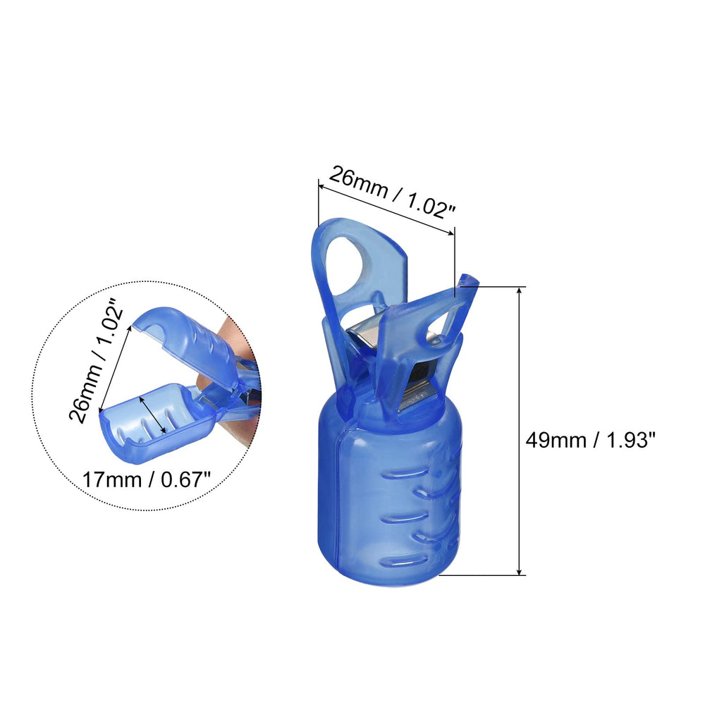 PATIKIL hook bonnet blue clip design for quick access and secure storage.