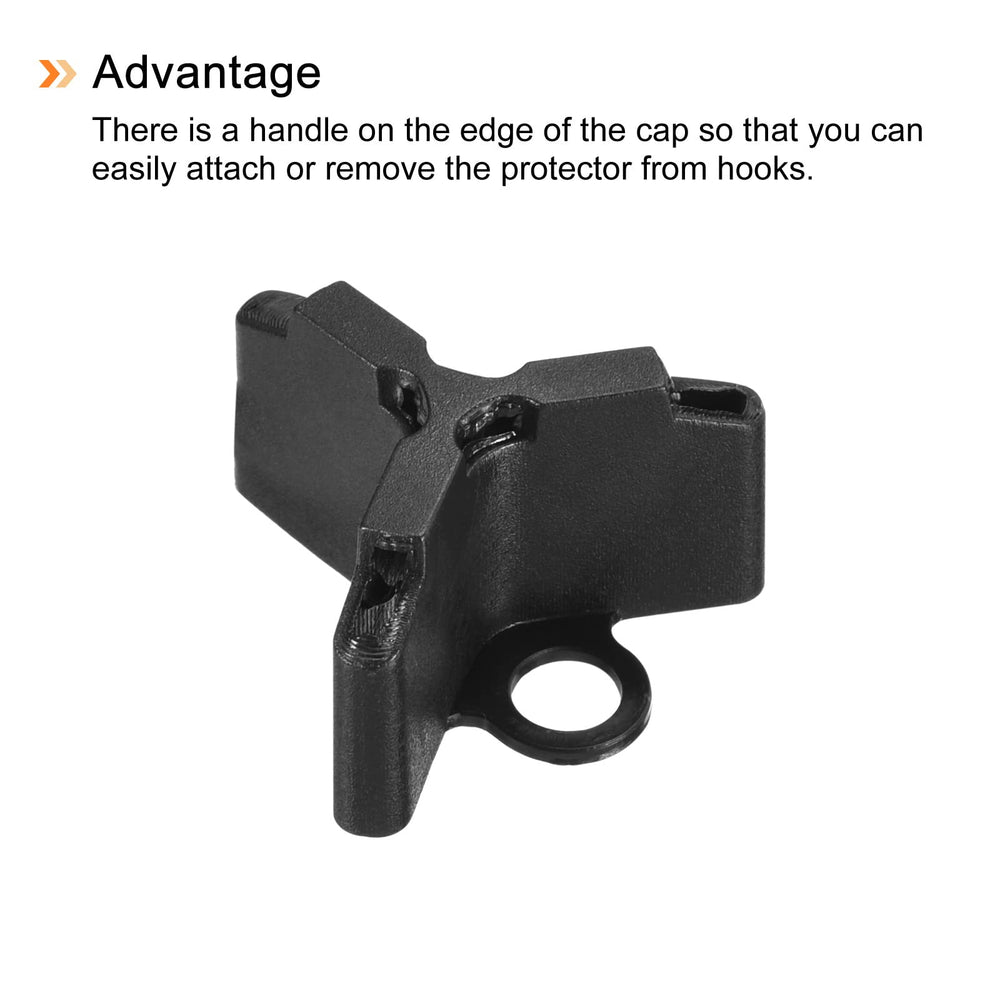 Edge-handled PATIKIL bonnet allows easy attachment and removal from hooks.