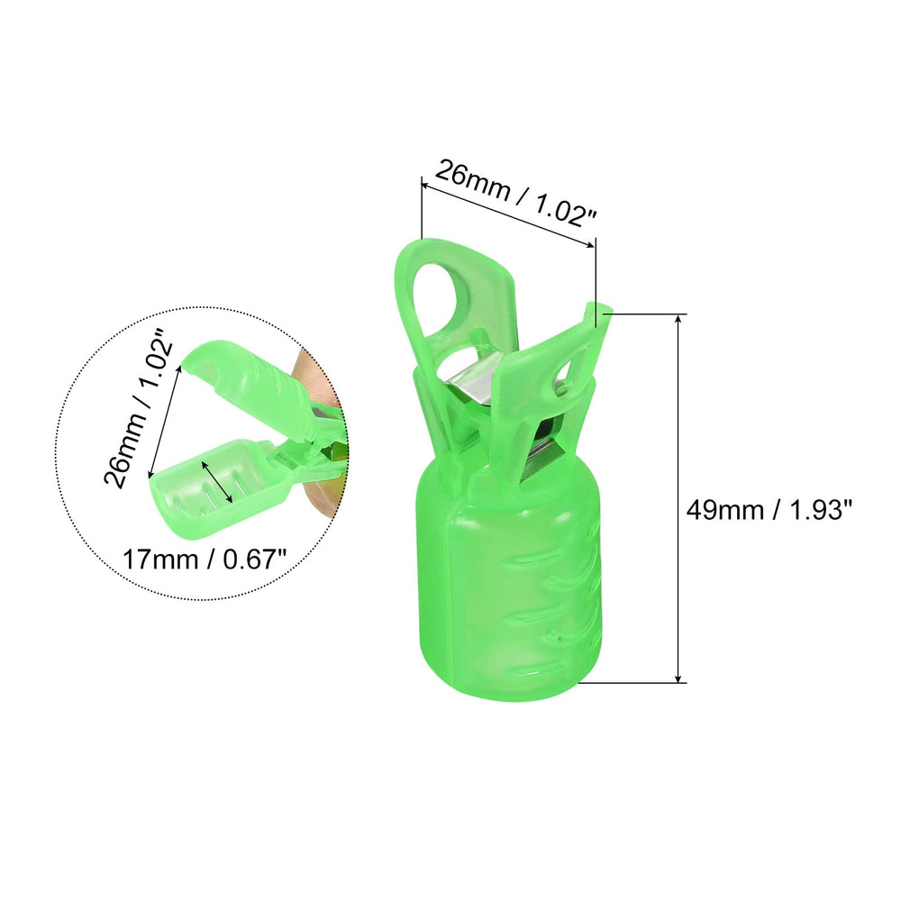 PATIKIL green hook bonnet with quick-clip design for easy access and storage.