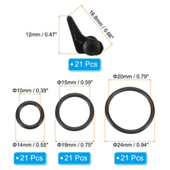 PATIKIL hook keeper closeup highlights sturdy plastic design and reliable performance