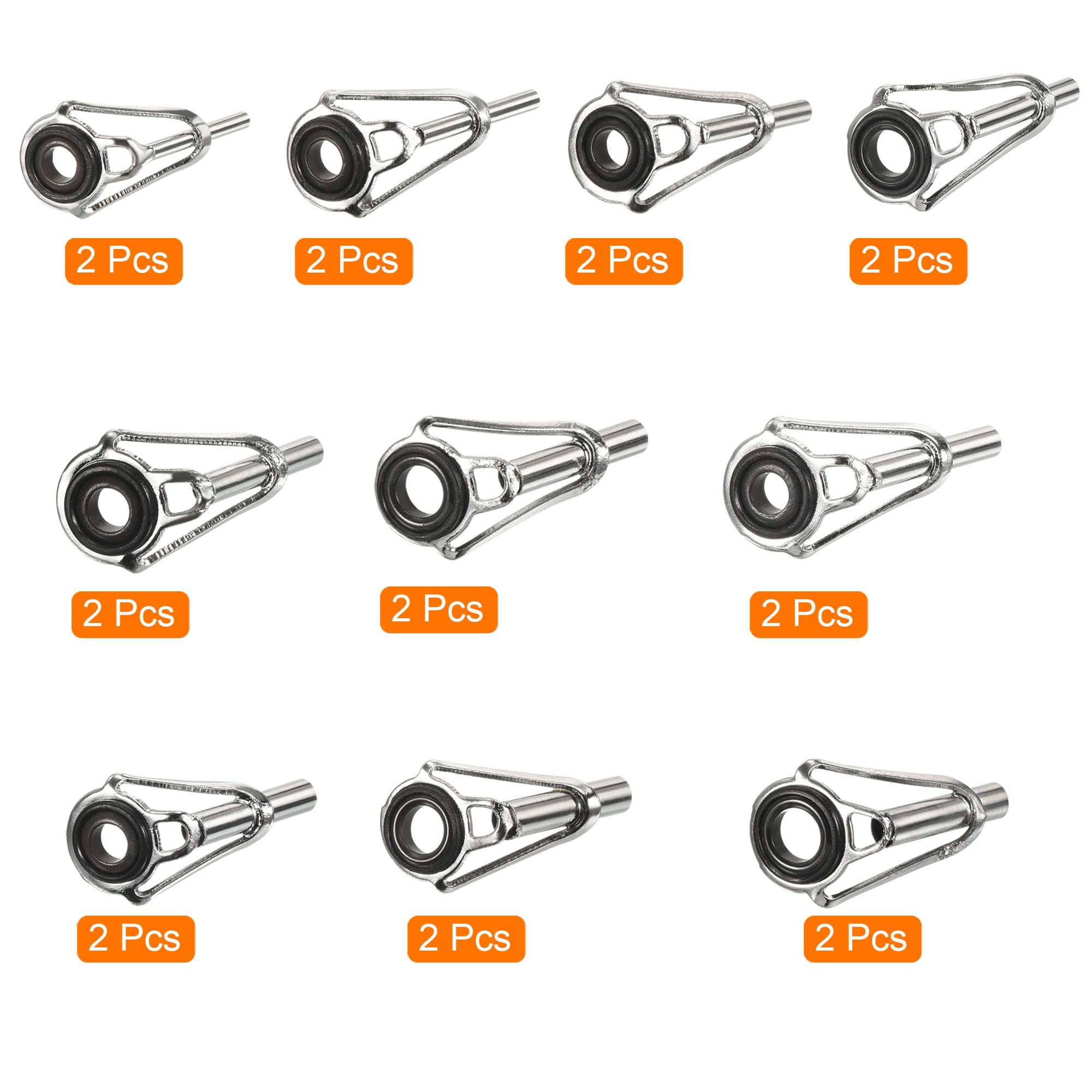 PATIKIL iron ring guide in silver enhances corrosion resistance and durability.