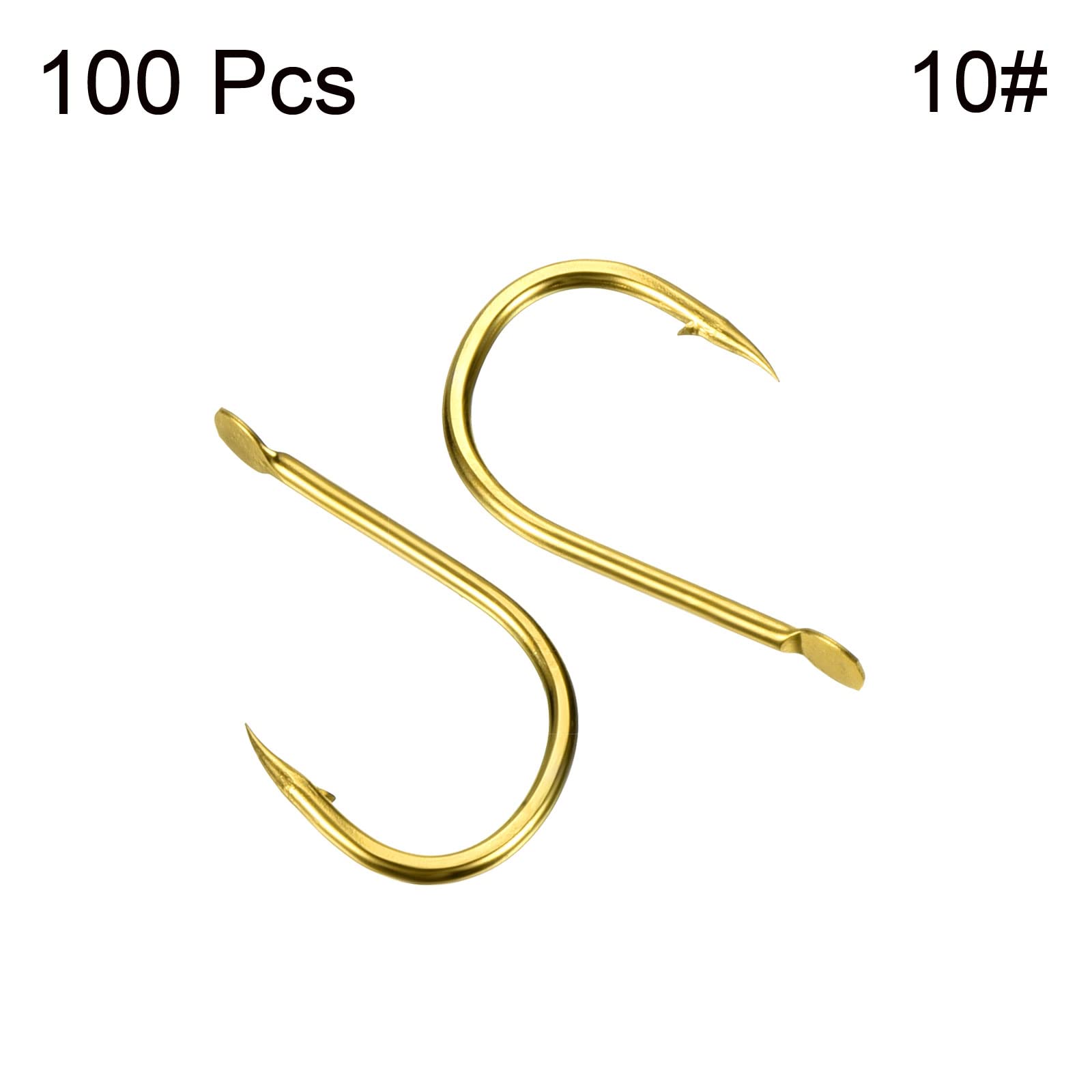 PATIKIL J-shape head sideview highlights thick, sturdy hook design.