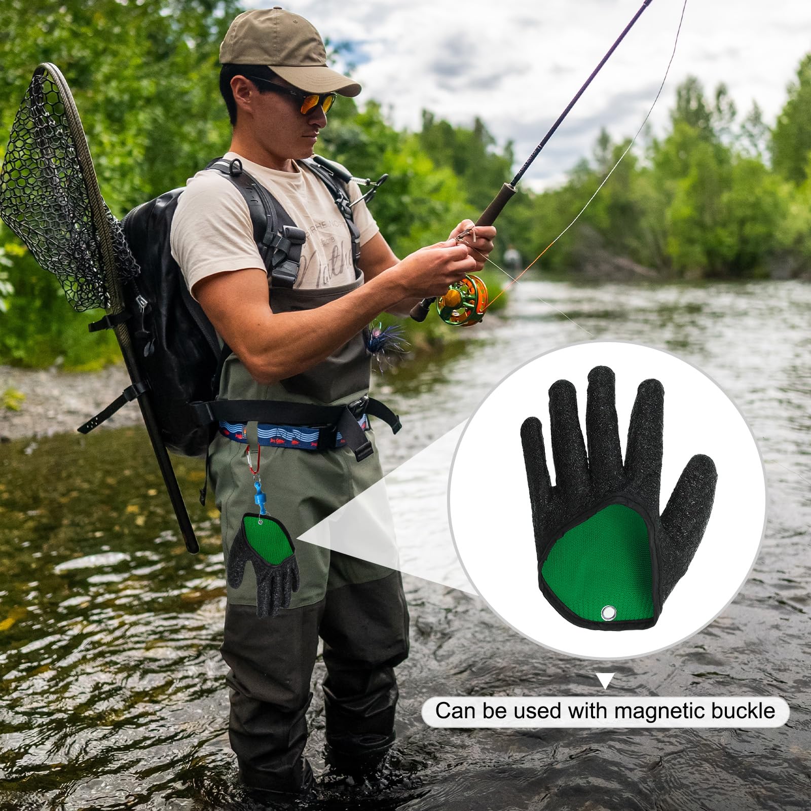PATIKIL kayak and fishing glove use for versatile water activities