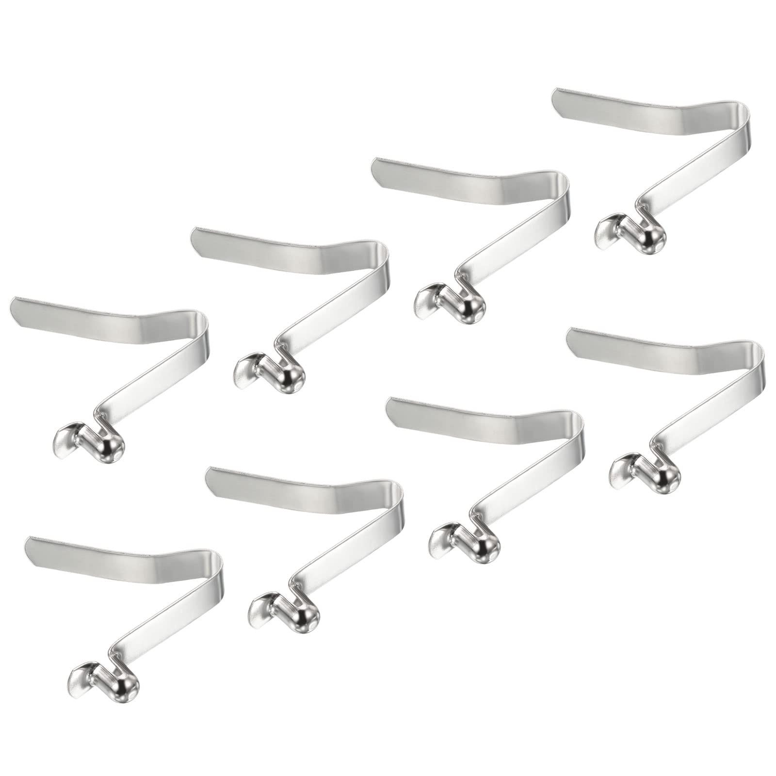 PATIKIL kayak paddle snaps silver clip for secure camping pole connections