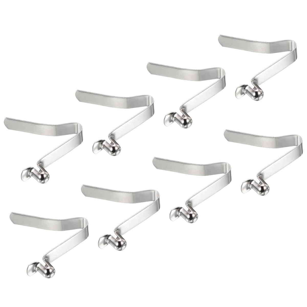 PATIKIL kayak paddle snaps silver clip for secure camping pole connections