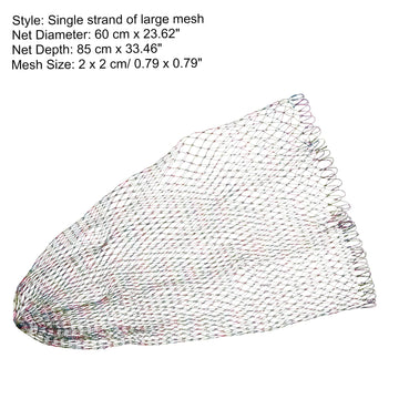 PATIKIL landing net replacement with deep 85cm depth for secure handling.