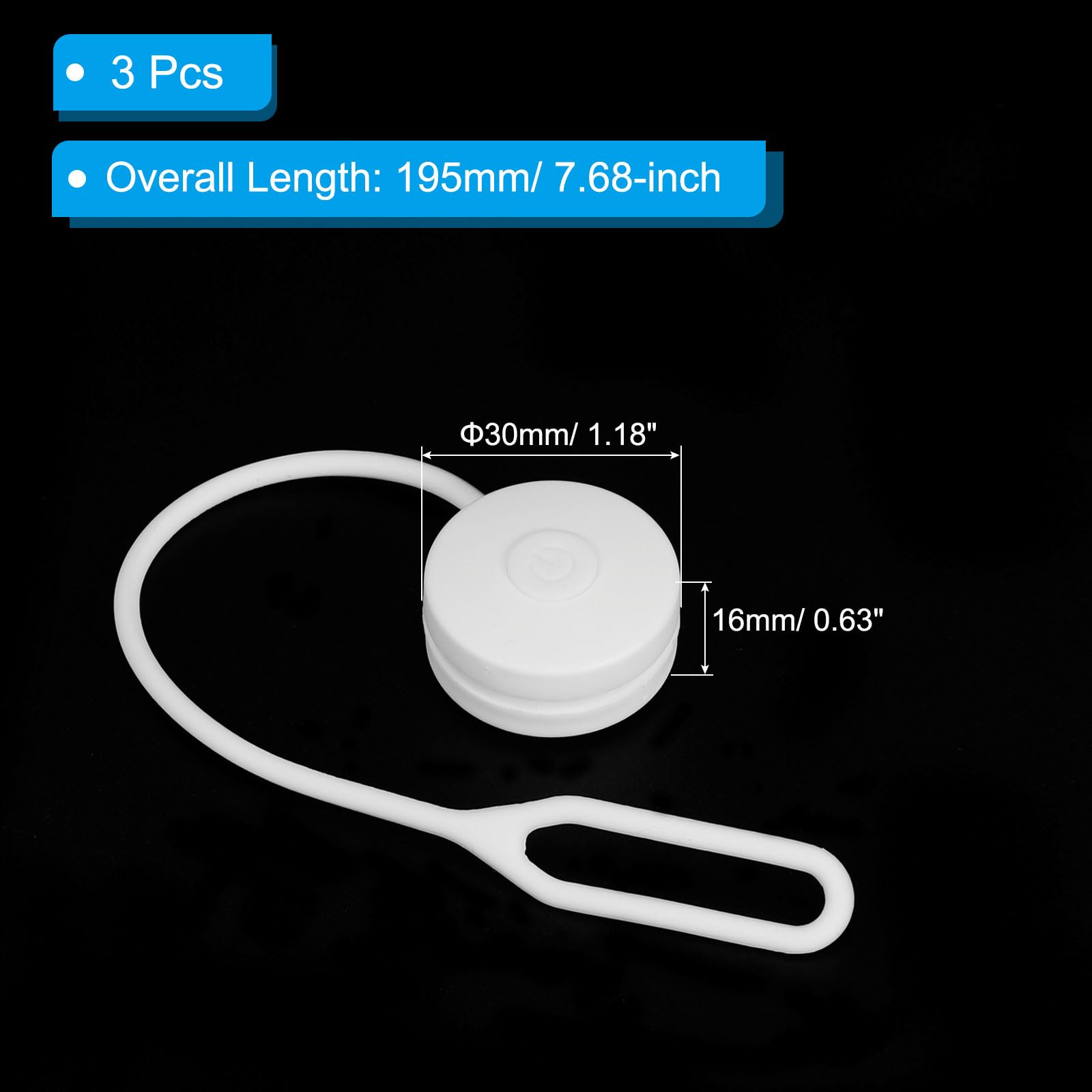 PATIKIL adjustable-strap light attached to a backpack for hands-free safety.
