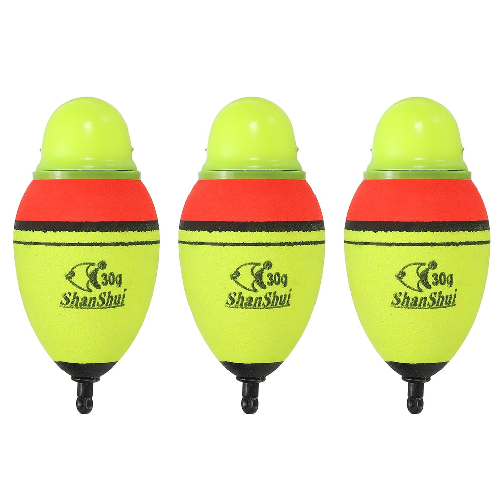 PATIKIL lighted slip bobber glows green for night bite detection.