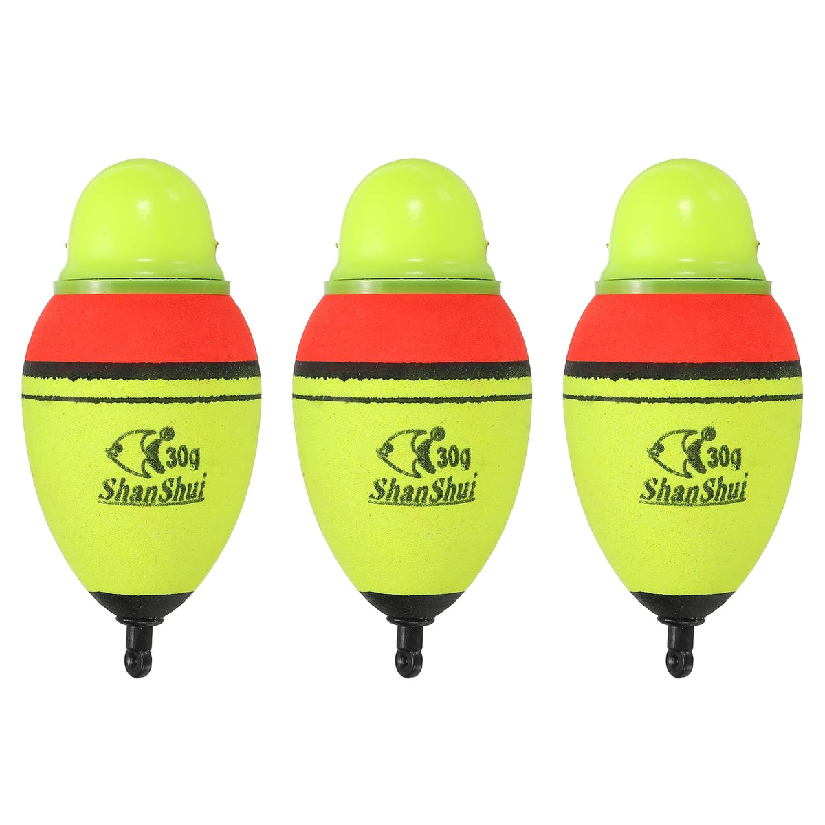 PATIKIL lighted slip bobber glows green for night bite detection.