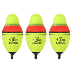 PATIKIL lighted slip bobber glows green for night bite detection.