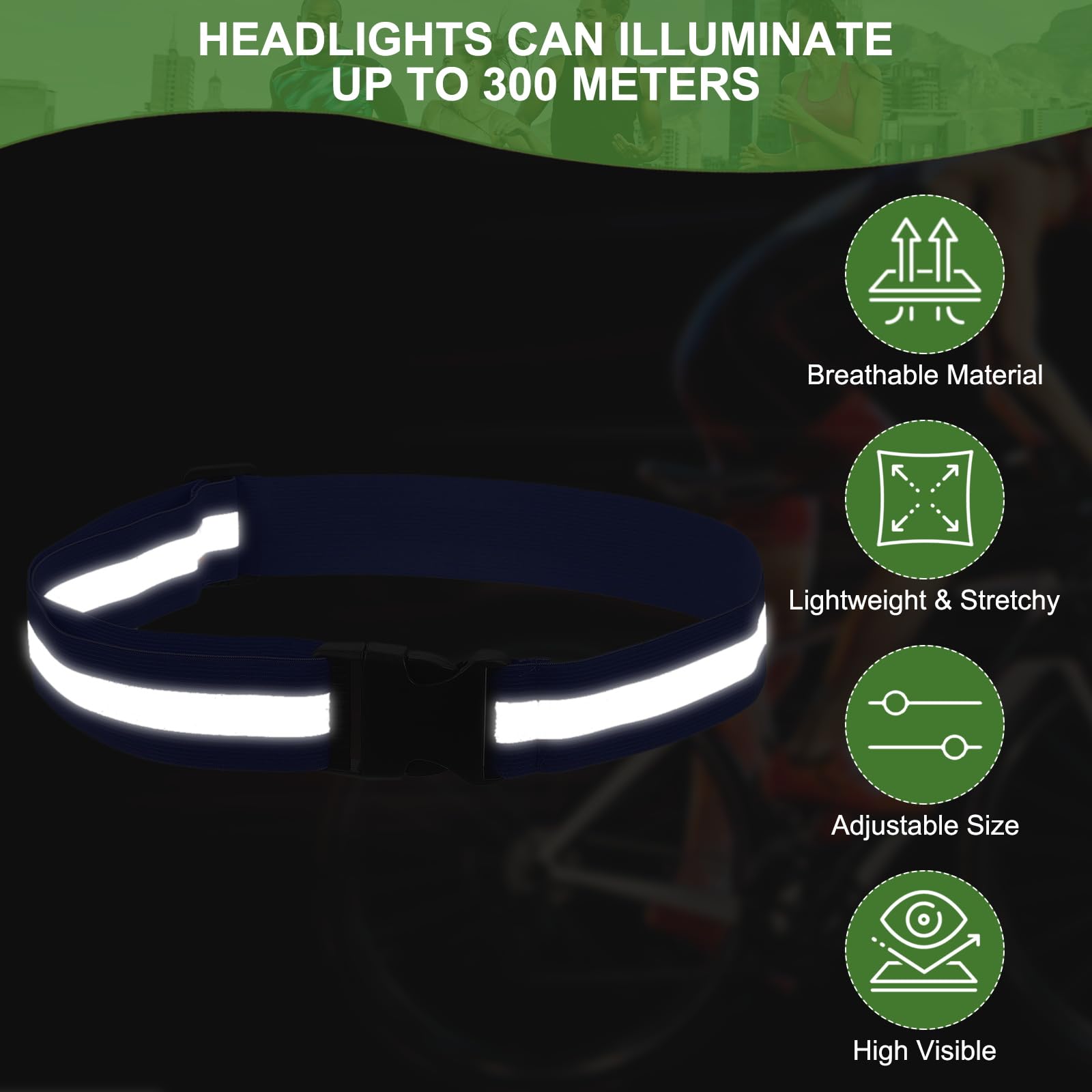 PATIKIL lightweight elastic band delivers comfortable wear during long activities.
