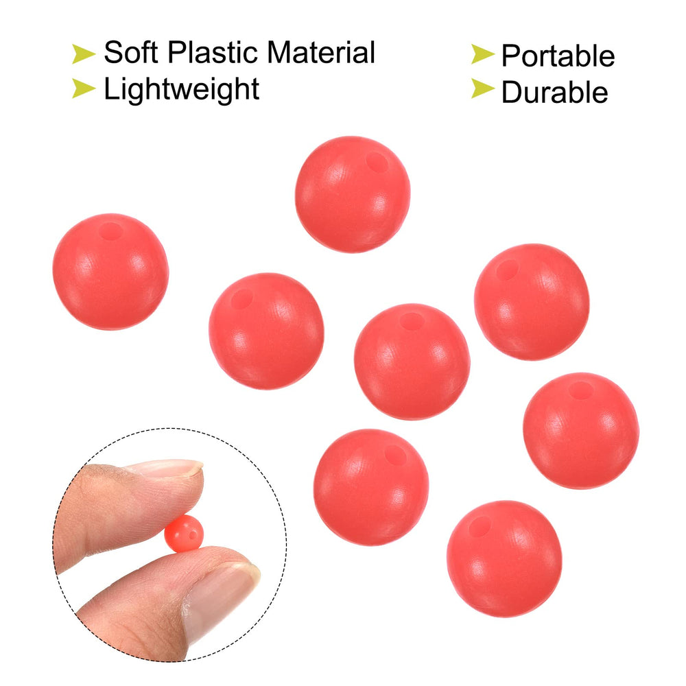 PATIKIL round glow beads for freshwater and saltwater rigs.