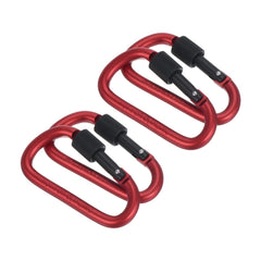 PATIKIL locking hook 3-inch clip secures keys on a backpack.