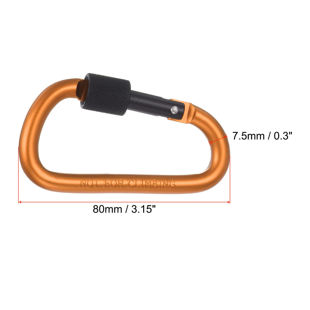 PATIKIL 4-pack packaging highlights compact, lightweight outdoor hardware for travel.
