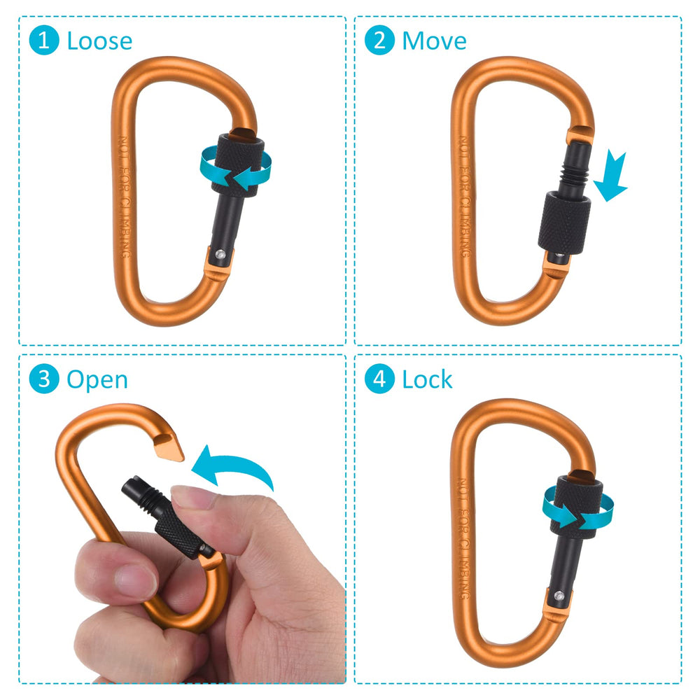 PATIKIL hook suspends keys or bottles safely while hiking or camping.