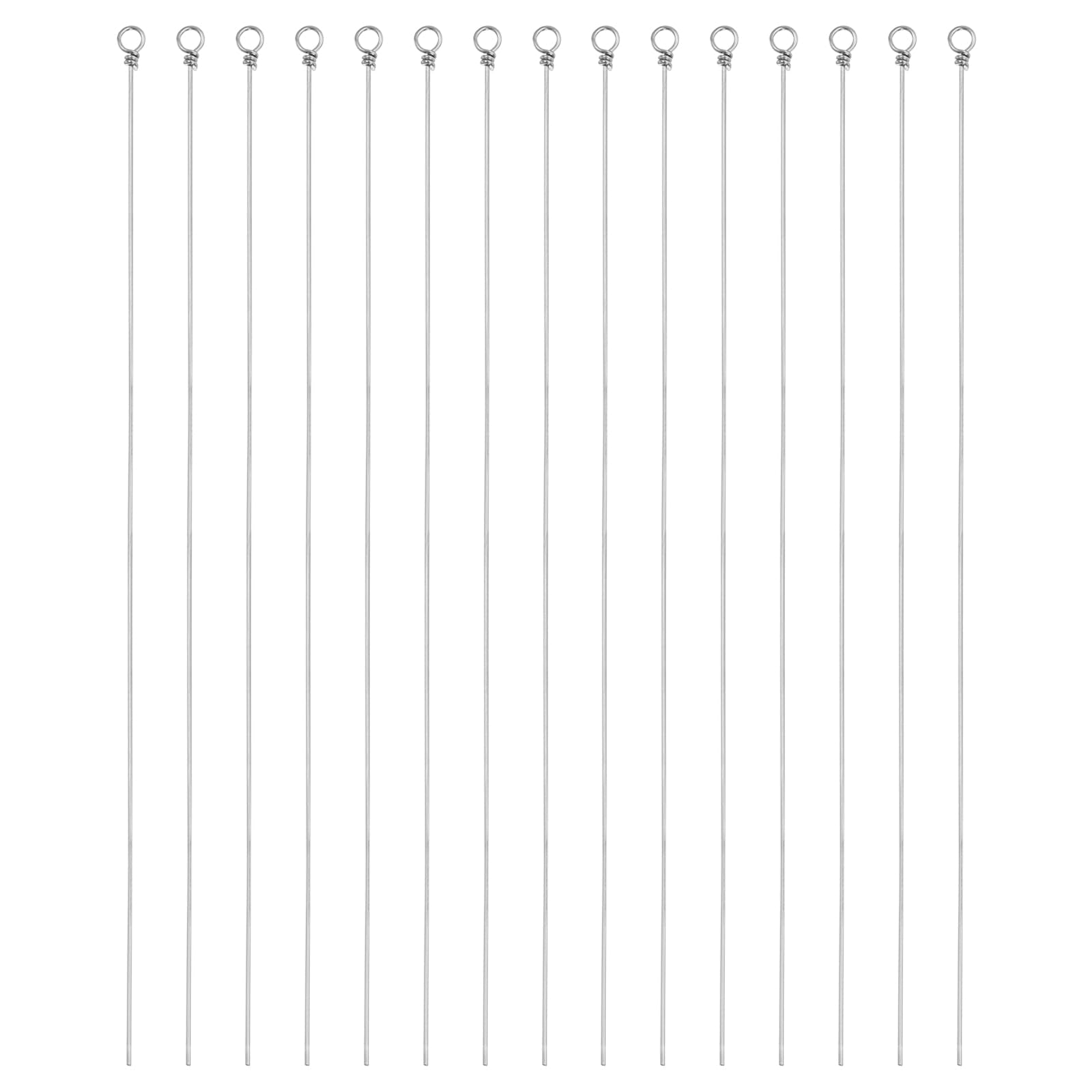PATIKIL looped shaft assembly shows sturdy stainless steel for reliable lure rigs.