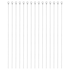 PATIKIL looped shaft assembly shows sturdy stainless steel for reliable lure rigs.