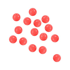PATIKIL luminous beads, 12mm red round, glow for night or deep-water visibility
