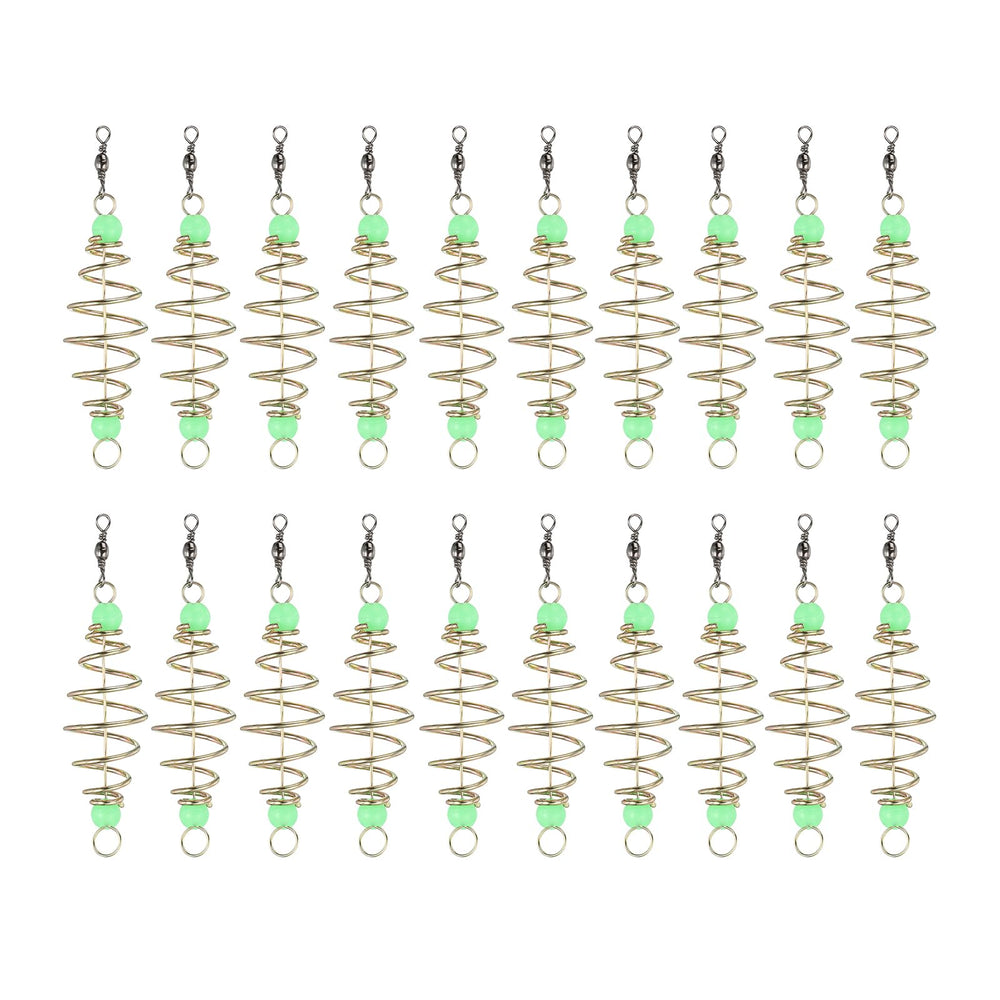 PATIKIL Luminous Spring Fishing Feeder – 20 Pcs packaging