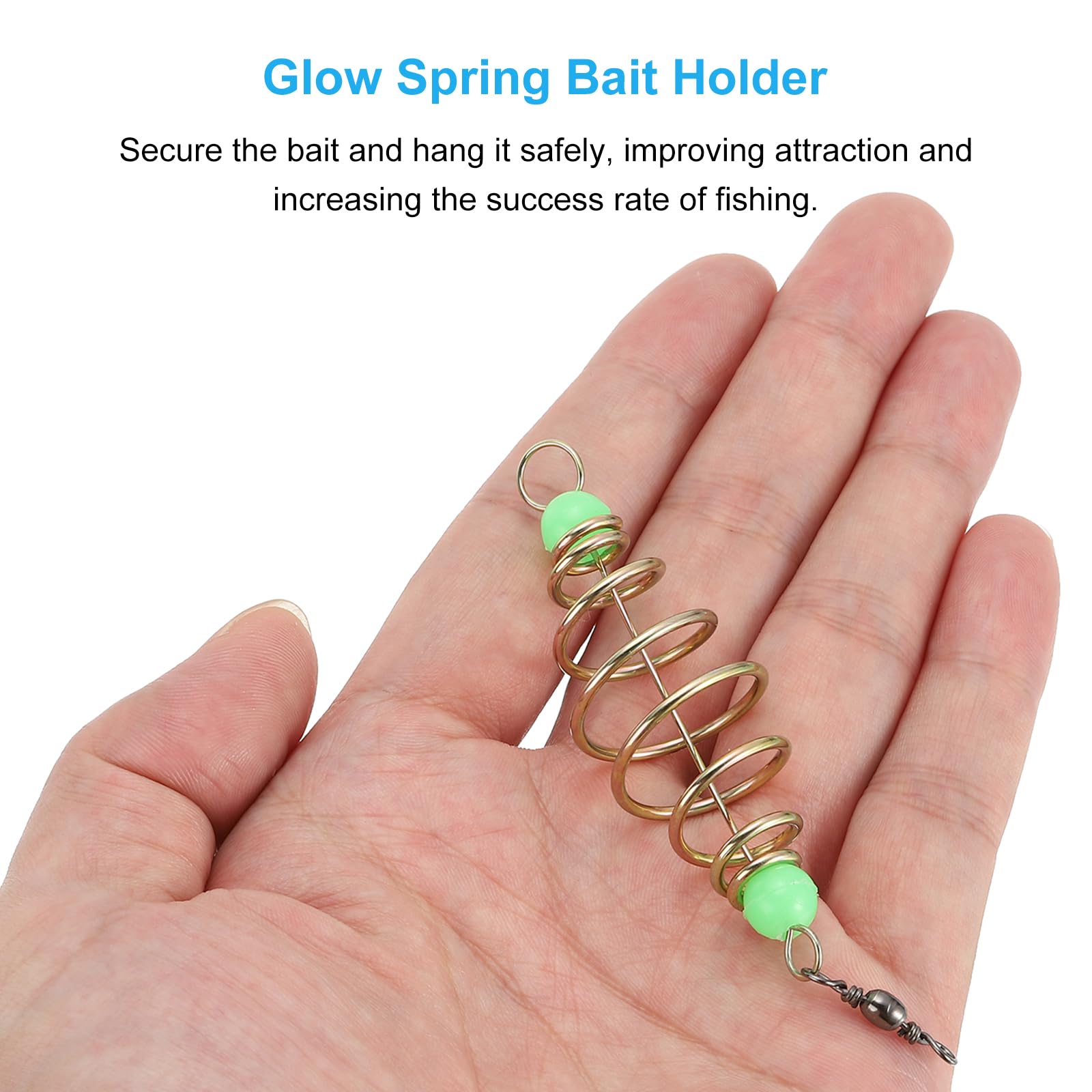 20-piece set of PATIKIL luminous fishing feeders