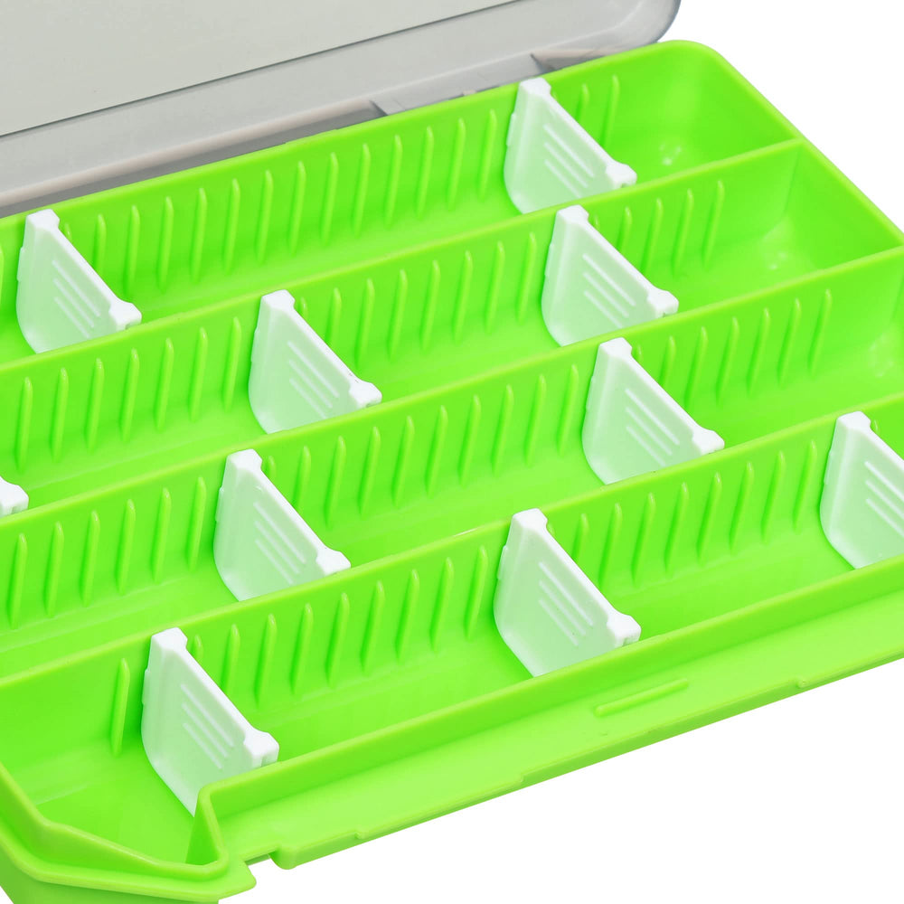 PATIKIL durable plastic lure box protects contents from moisture in trips
