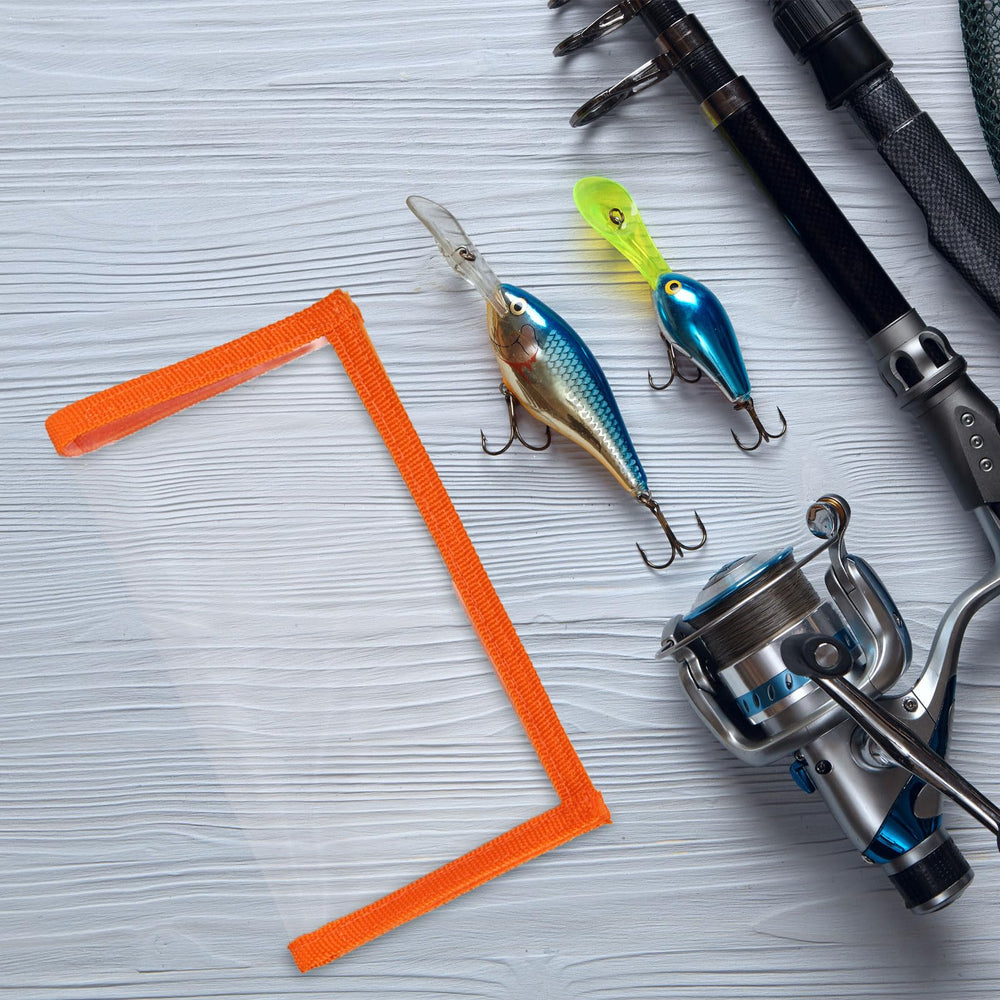 PATIKIL 10-pack orange wraps protect baits and keep tackle organized.