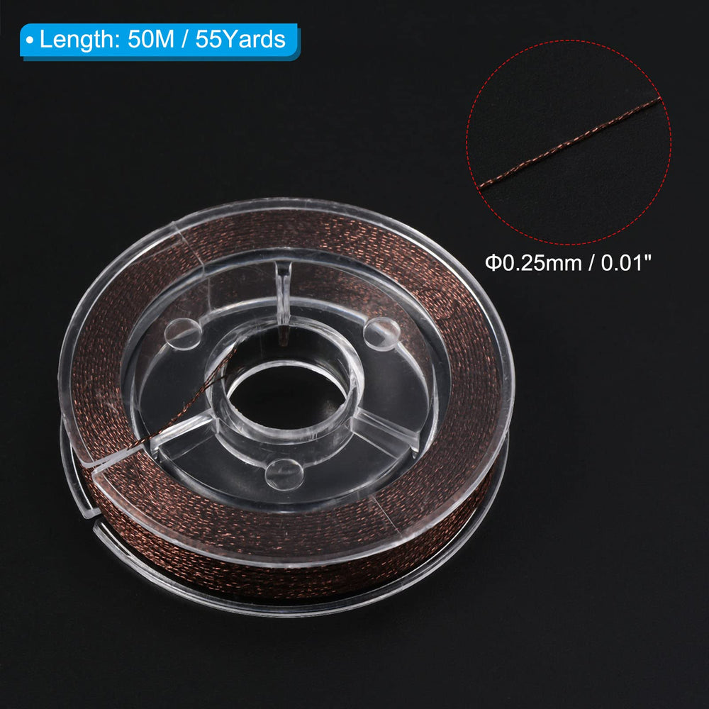 PATIKIL metallic thread for rod guides provides bright color and high strength.