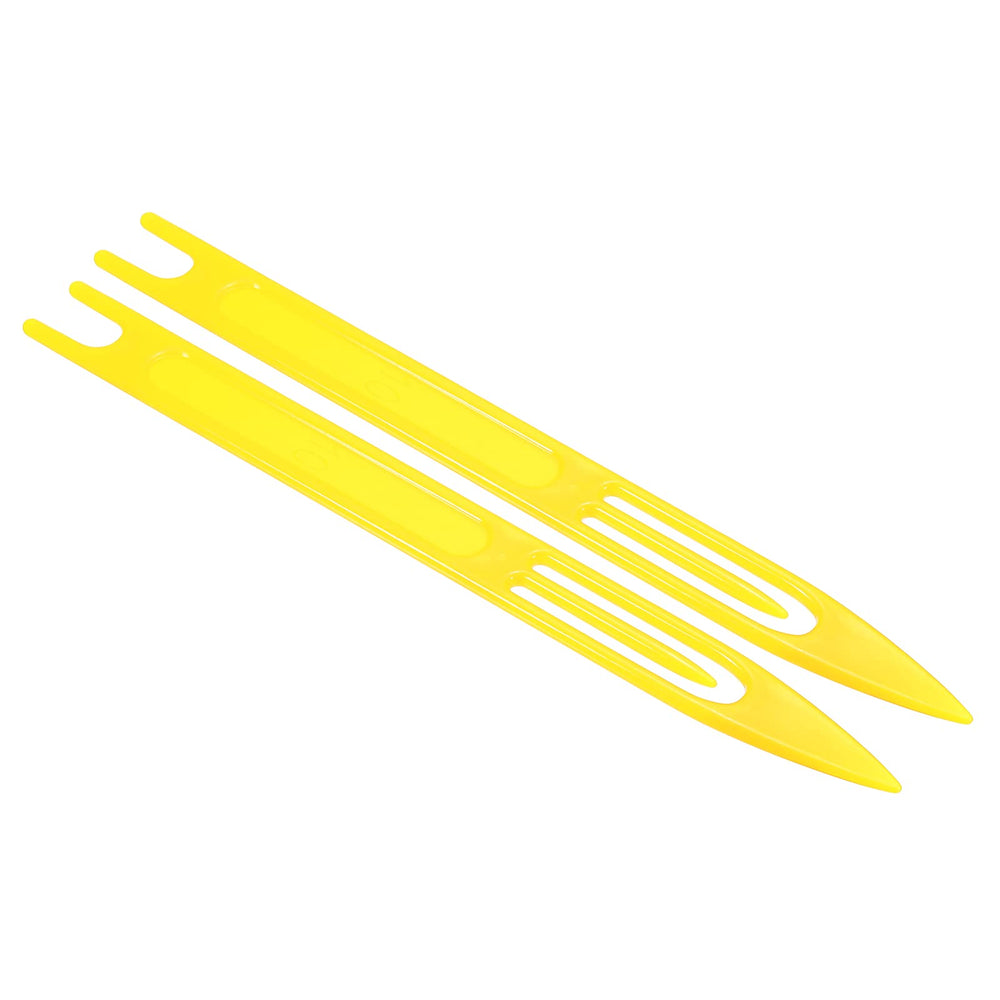 PATIKIL netting shuttle 10# yellow for precise twine feeding during repairs.