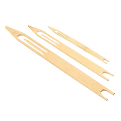 PATIKIL netting shuttle size 1 in bamboo with compact grip for precision repairs.
