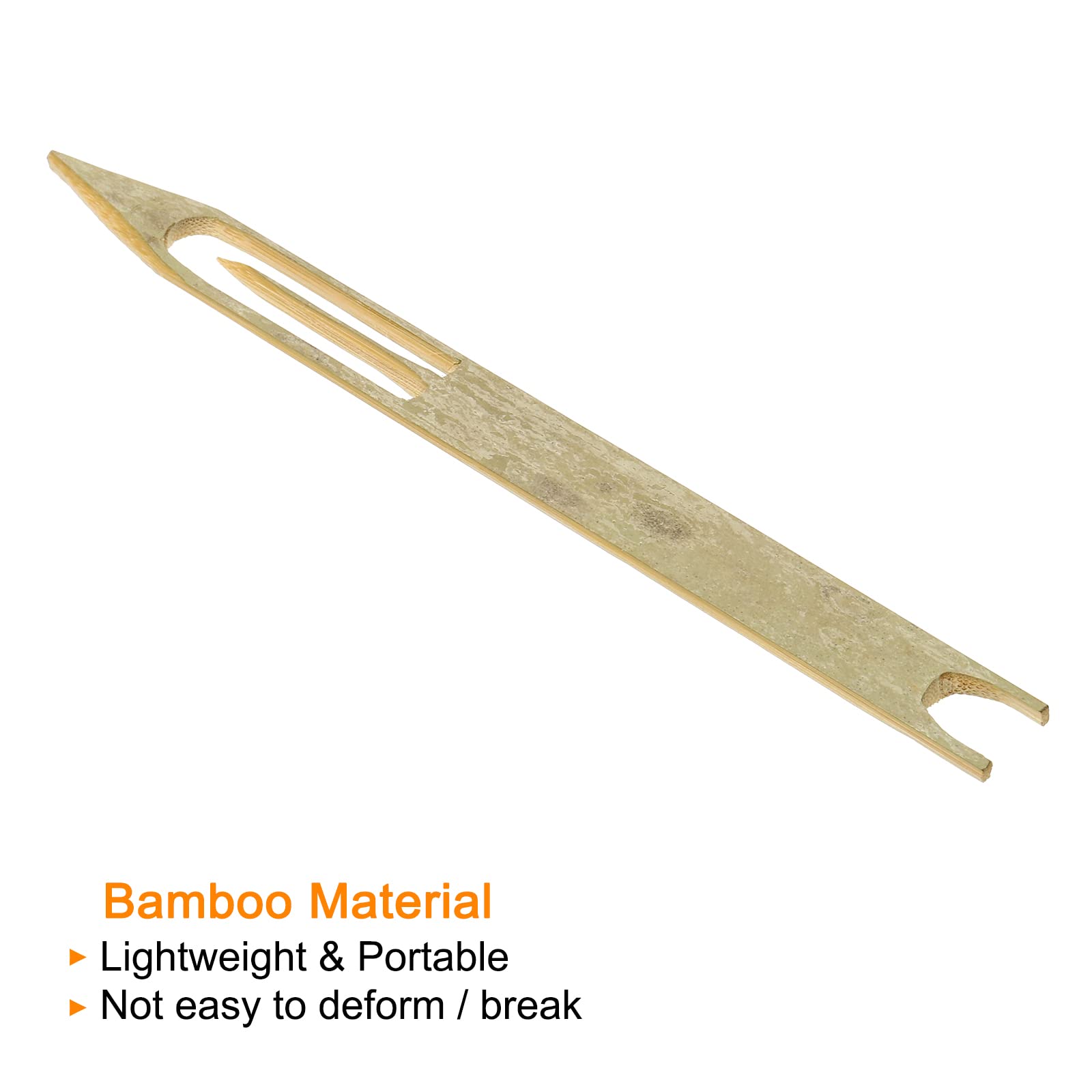 PATIKIL Netting Needle Shuttle 4# dimensions chart for twine sizing.