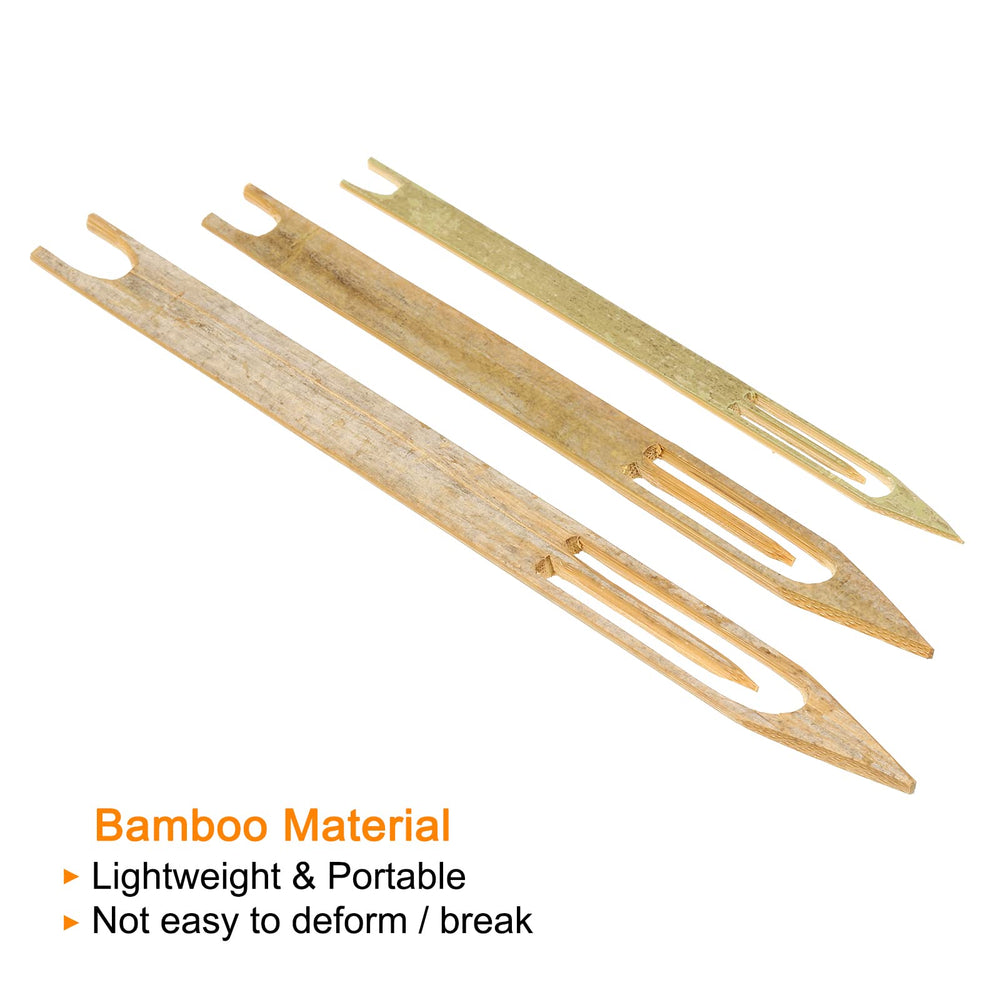 PATIKIL netting needle shuttle 5 handles thicker twine for durable net repairs.