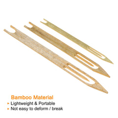 PATIKIL netting needle shuttle 5 handles thicker twine for durable net repairs.
