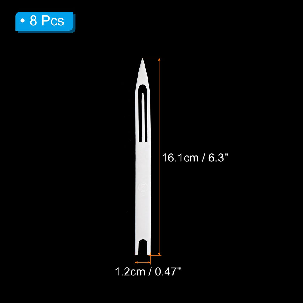 PATIKIL 6-size netting needles shuttles for smooth, burr-free repairs.