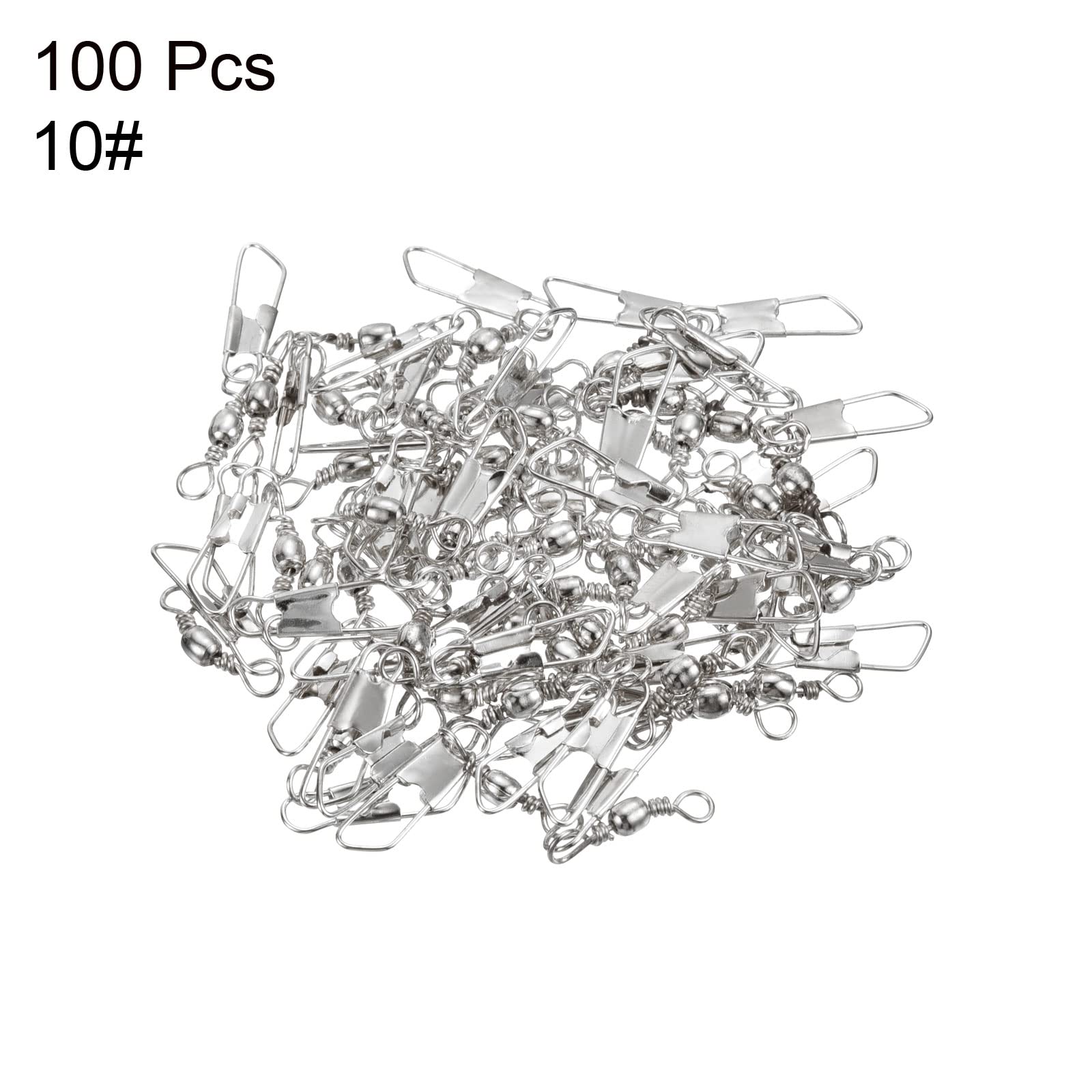 PATIKIL nickel-plated carbon steel swivel rotates smoothly under load