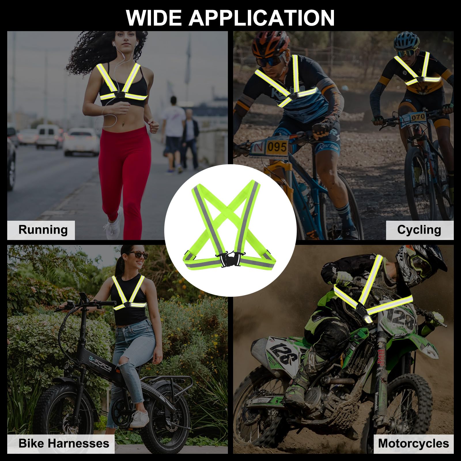 PATIKIL night-time activities like walking and jogging benefit from high-visibility gear.