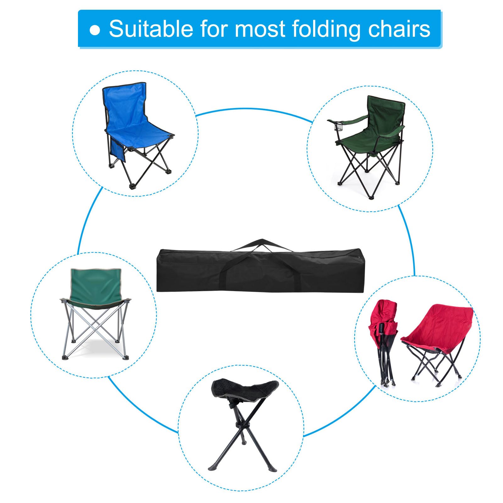PATIKIL 2-pack storage bag set ideal for camping and travel needs.