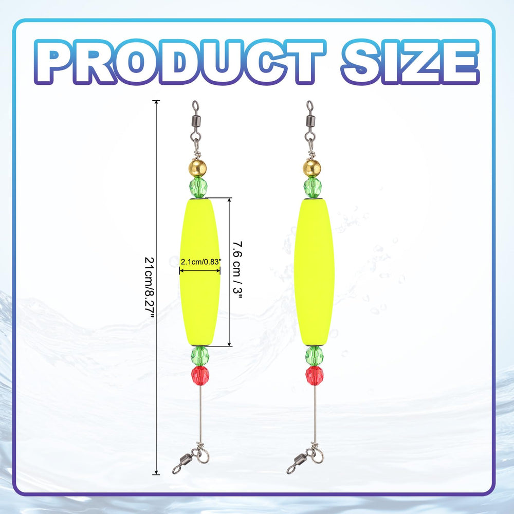 PATIKIL olive bobber highly visible for distant bite detection