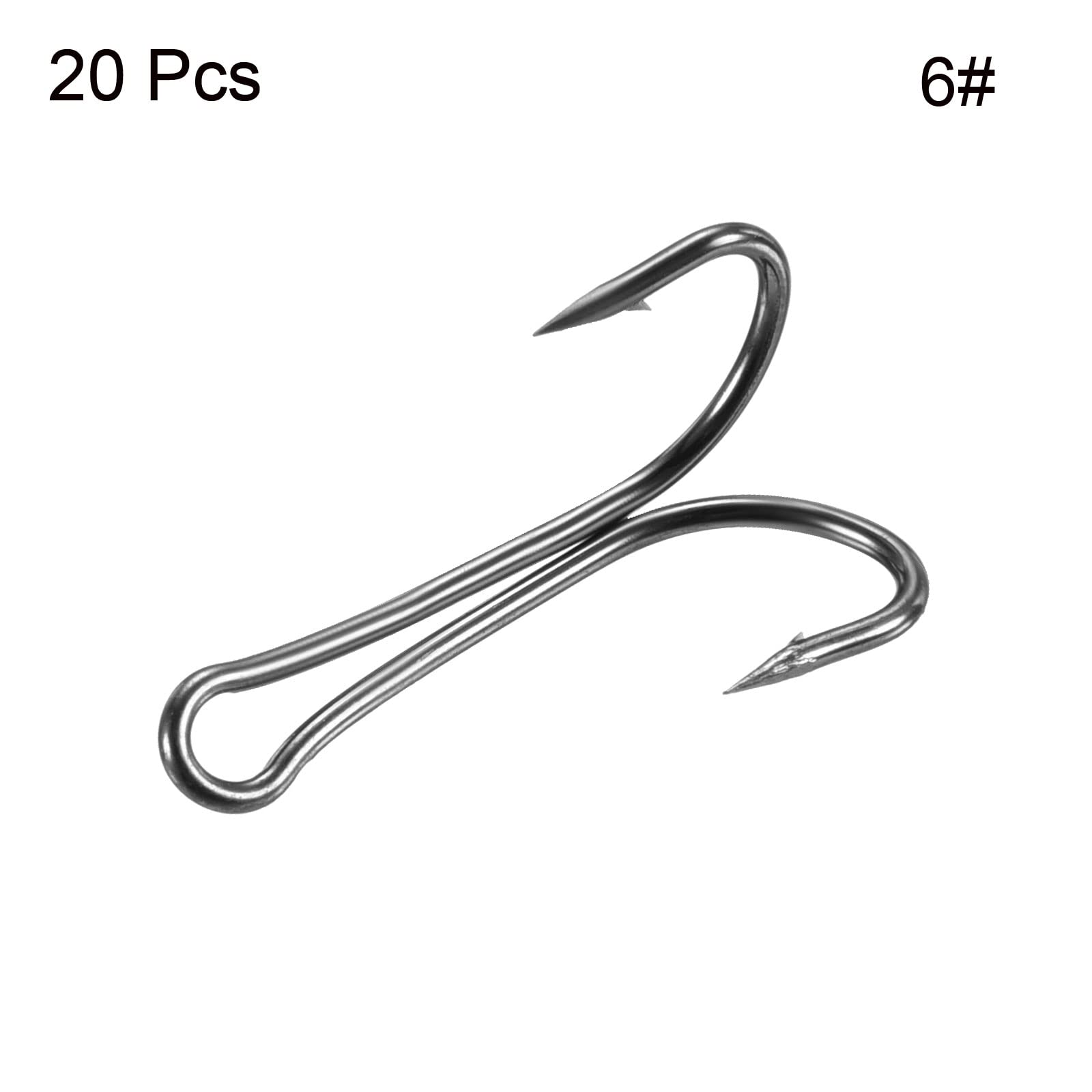 PATIKIL open shank barbed frog hook design