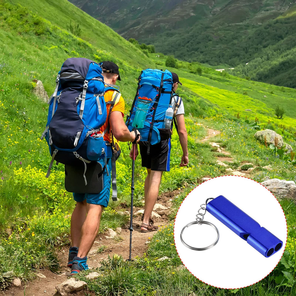 PATIKIL emergency whistle ideal for camping and hiking safety awareness.