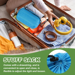 PATIKIL outdoor storage bag blue for camping and hiking