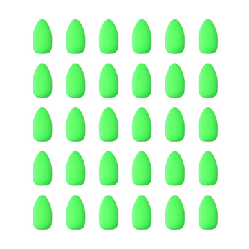 PATIKIL oval foam float green front view improves strike detection