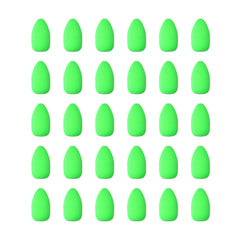 PATIKIL oval foam float green front view improves strike detection