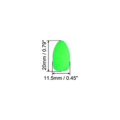 PATIKIL oval foam float side view highlighting durable EVA foam and compact size.