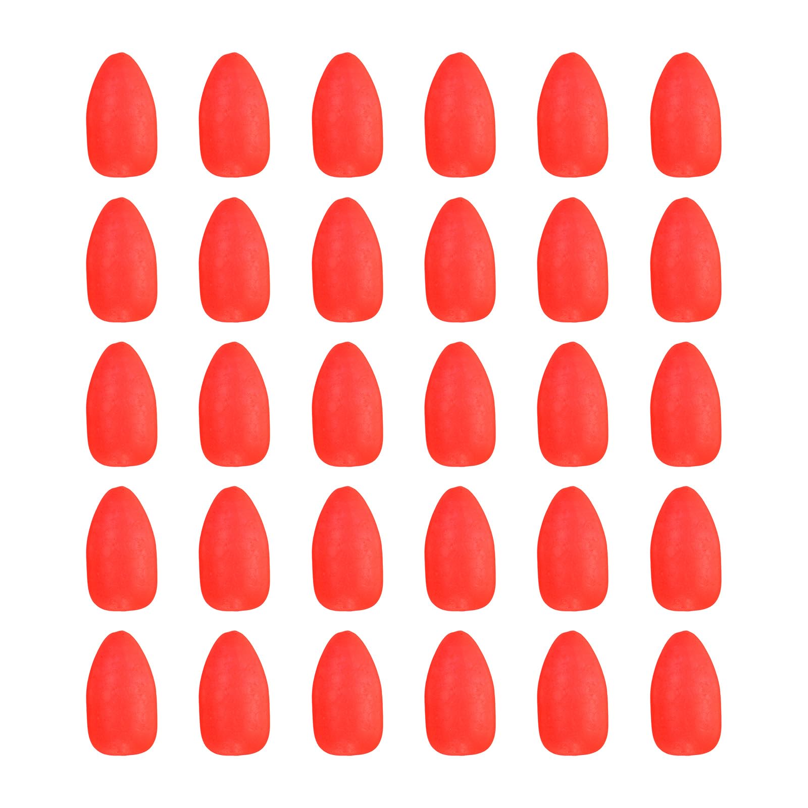 PATIKIL oval foam float red close-up boosts bite visibility.