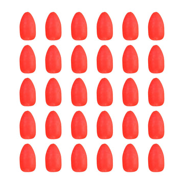 PATIKIL oval foam float red close-up boosts bite visibility.